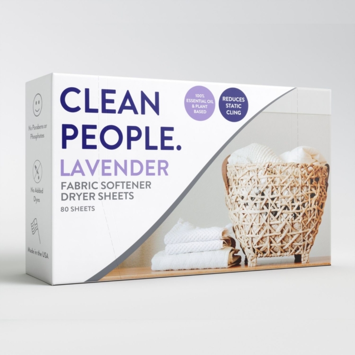 New All Natural Fabric Softener Dryer Sheets Clean People