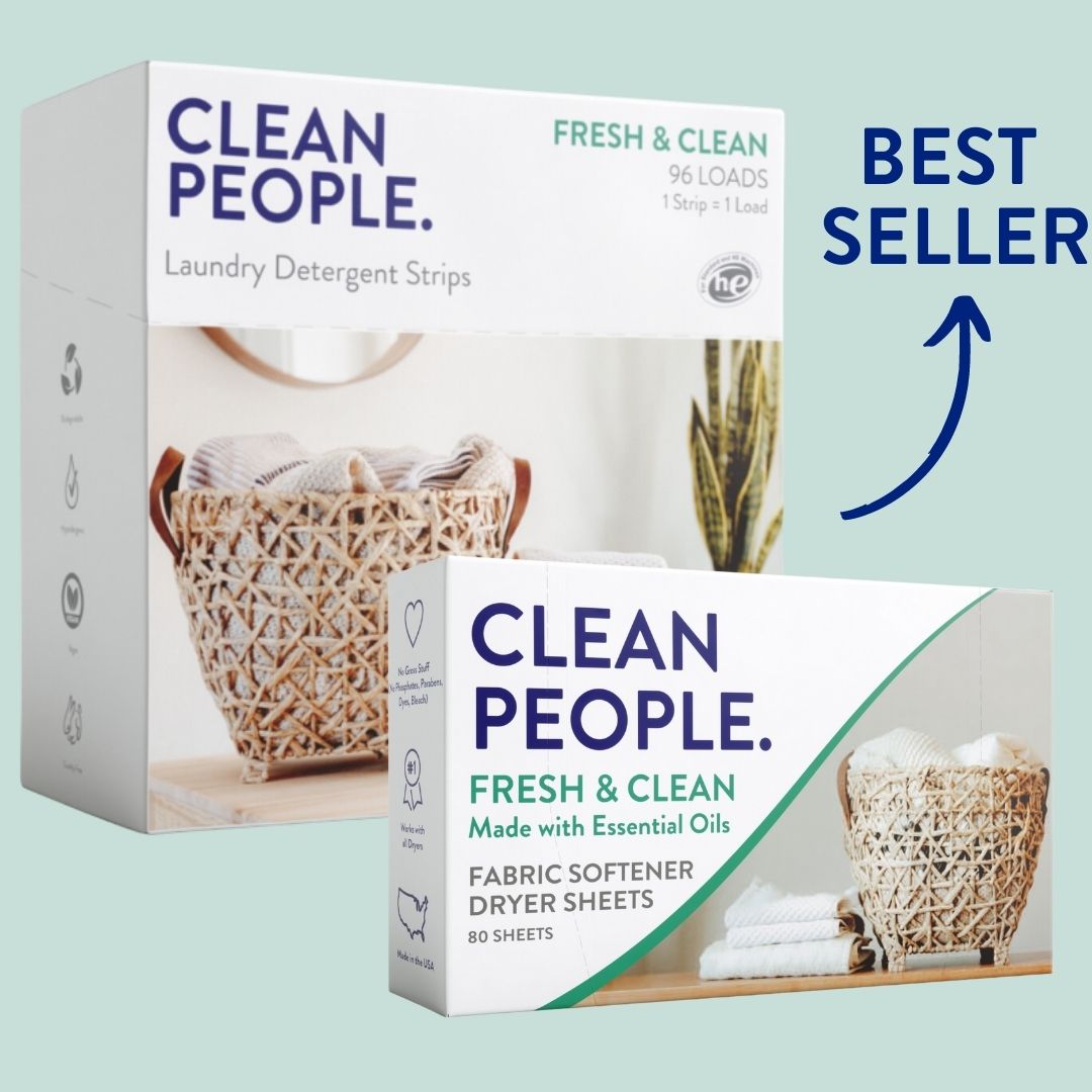 Detergent & Dryer Sheets Kit Clean People