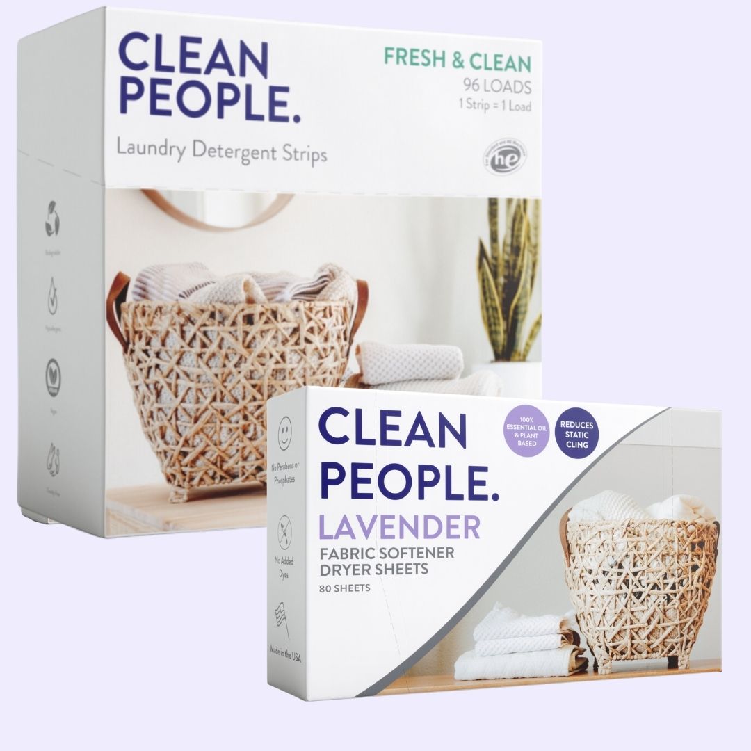Detergent & Dryer Sheets Kit Clean People