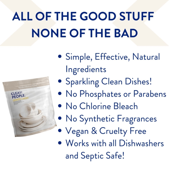 All Natural Dishwasher Detergent Pods Clean People
