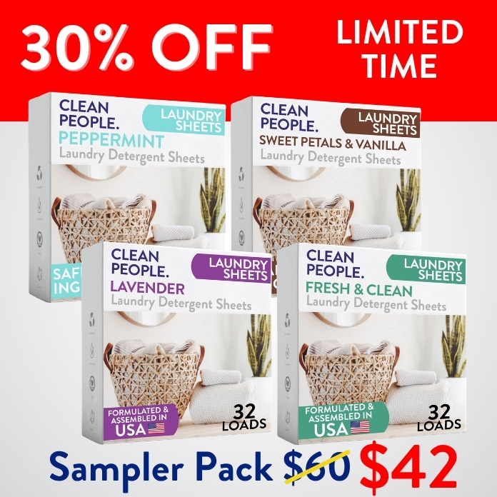 Limited Time – Laundry Sheet Sampler Pack-Red-US