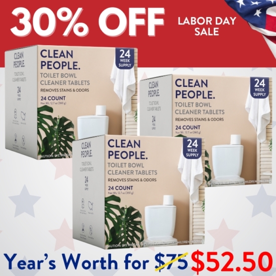 Good for You, Good for the Environment 
This tough little tablet dissolves quickly, working to remove hard water stains, rust, limescale buildup and odors without the harsh chemicals found in many toilet cleaners, leaving nothing but a sparkling bowl and fresh lemon verbena scent behind. Just drop, brush and flush!
Net Weights: Each Tablet weighs 15 grams
 