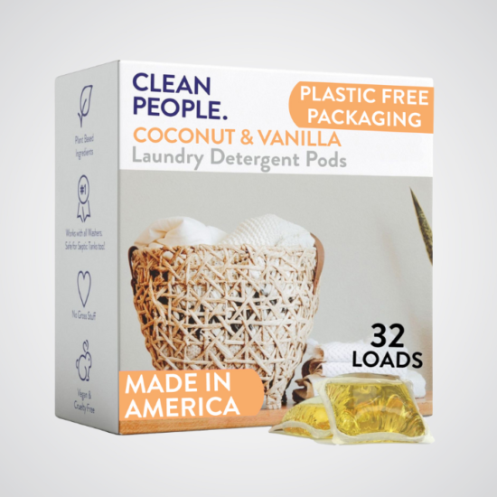 Introducing Coconut & Vanilla Laundry Detergent Pods – the perfect solution for keeping your clothing fresh and bright!
Works with all washing machines: Top Loaders, Front Loaders, and HE (High Efficiency). Works with Septic Tanks too! Better for You (No Gross Stuff!) and Better for the Environment (No Plastic Packaging!).