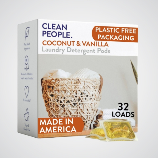 Introducing Coconut & Vanilla Laundry Detergent Pods – the perfect solution for keeping your clothing fresh and bright!
Works with all washing machines: Top Loaders, Front Loaders, and HE (High Efficiency). Works with Septic Tanks too! Better for You (No Gross Stuff!) and Better for the Environment (No Plastic Packaging!).