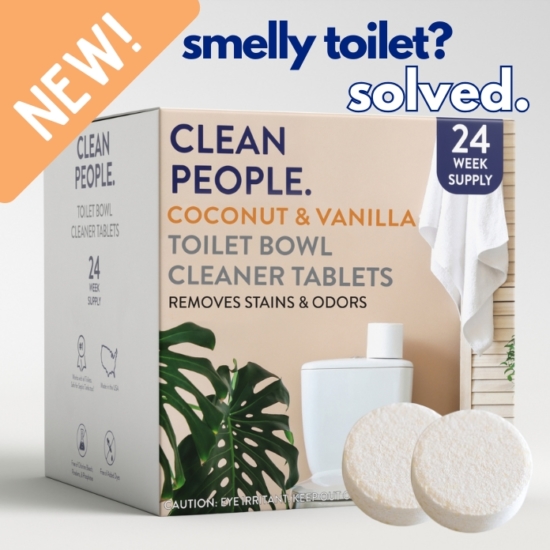 Good for You, Good for the Environment 
This tough little tablet dissolves quickly, working to remove hard water stains, rust, limescale buildup and odors without the harsh chemicals found in many toilet cleaners, leaving nothing but a sparkling bowl behind. Just drop, brush and flush!
Net Weights: Each Tablet weighs 15 grams
 
