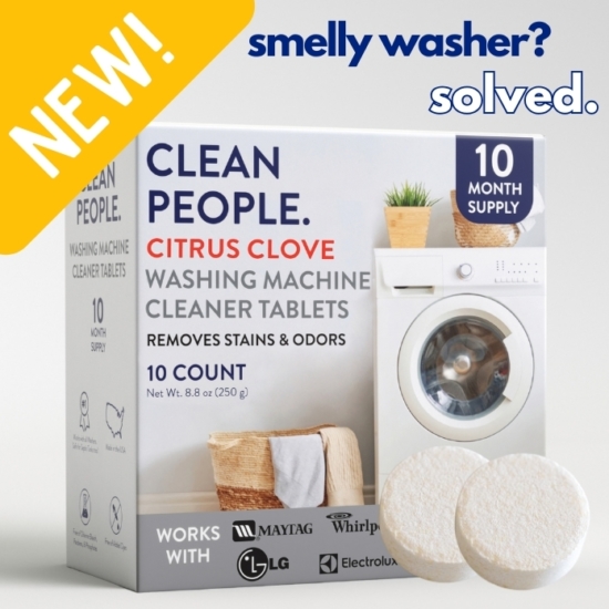 Removes Stains & Odors to keep your Washing Machine looking & smelling fresh!
Penetrates Deep Inside Washing Machine Components to Remove Grime and Scale Build Up
Works with both Top, Front Load, and HE Washers
Simple, Effective, Plant & Mineral Based Cleaning Ingredients