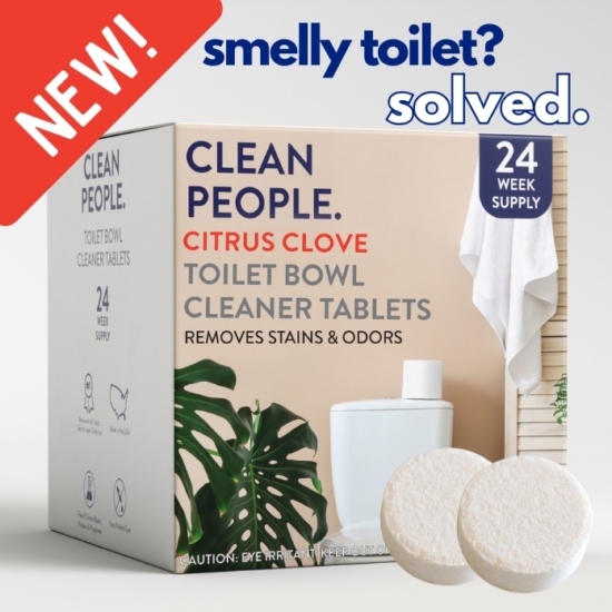 Good for You, Good for the Environment 
This tough little tablet dissolves quickly, working to remove hard water stains, rust, limescale buildup and odors without the harsh chemicals found in many toilet cleaners, leaving nothing but a sparkling bowl behind. Just drop, brush and flush!
Net Weights: Each Tablet weighs 15 grams
 
