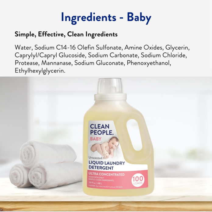 Ingredients Baby Liquid Laundry Detergent-A26