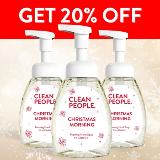  
Our Clean People Liquid Foaming Hand Soap turns everyday washing into a fresh, feel-good moment. Each scent is a little burst of joy—light, bubbly foam that leaves your hands soft, clean, and smelling amazing. Gentle on skin, tough on grime, and packed with plant-powered goodness.