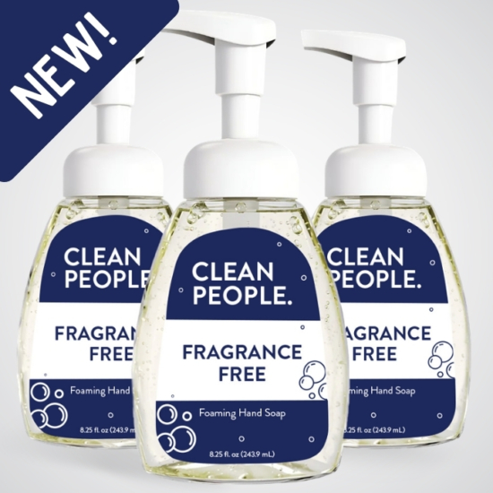 &nbsp;
Our Clean People Liquid Foaming Hand Soap turns everyday washing into a fresh, feel-good moment. Each scent is a little burst of joy—light, bubbly foam that leaves your hands soft, clean, and smelling amazing. Gentle on skin, tough on grime, and made with cleaner ingredients.