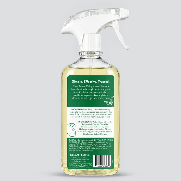 Multipurpose Cleaner–BACK-Lemon