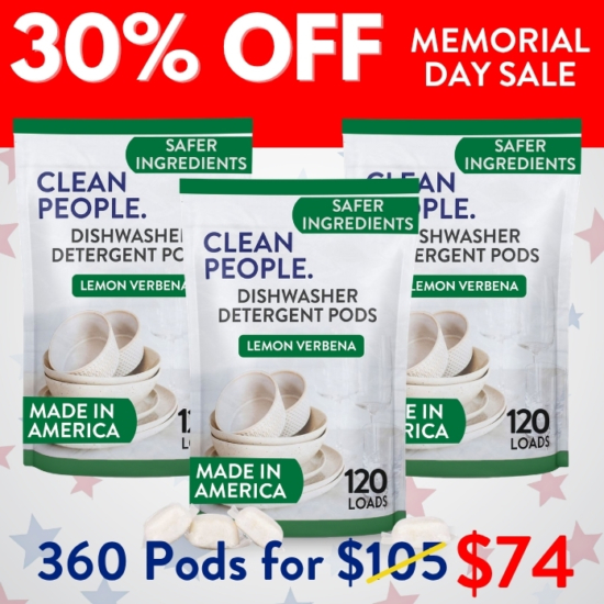We are offering a YEAR’S worth (360 Loads) of our Dishwasher Detergent for 30% OFF.

***Because this Bundle is already discounted 30%, coupon codes do not apply to it!