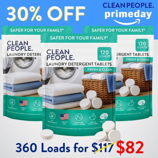We are offering a YEAR’S worth (360 Loads) of our NEW Laundry Detergent Tablets for 30% OFF.

***Because this Bundle is already discounted 30%, coupon codes do not apply to it!